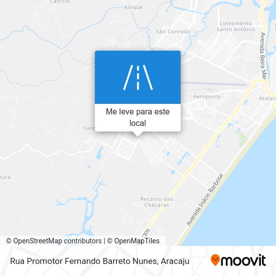 Rua Promotor Fernando Barreto Nunes mapa