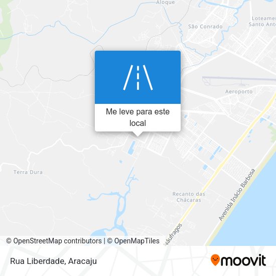 Rua Liberdade mapa