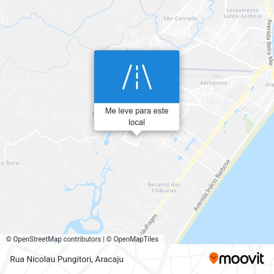 Rua Nicolau Pungitori mapa