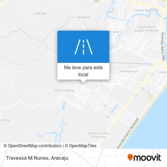 Travessa M Nunes mapa