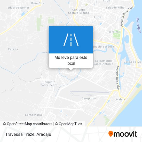 Travessa Treze mapa