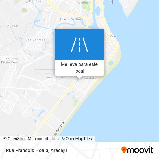 Rua Francois Hoald mapa