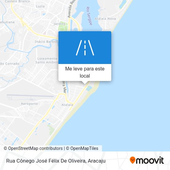 Rua Cônego José Félix De Oliveira mapa