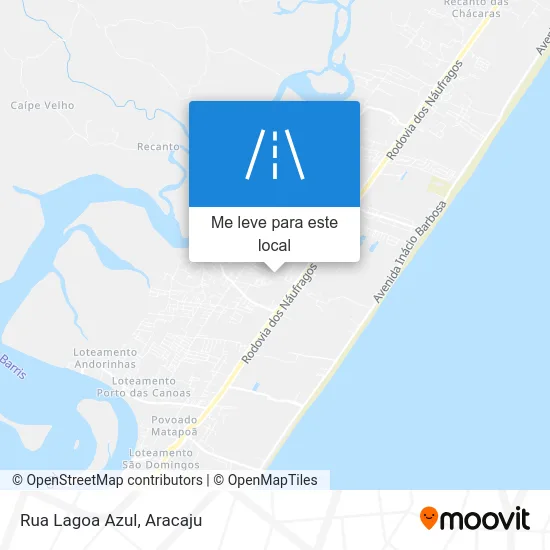 Rua Lagoa Azul mapa