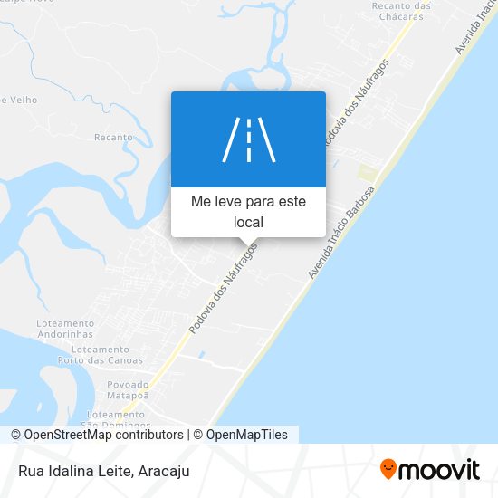 Rua Idalina Leite mapa