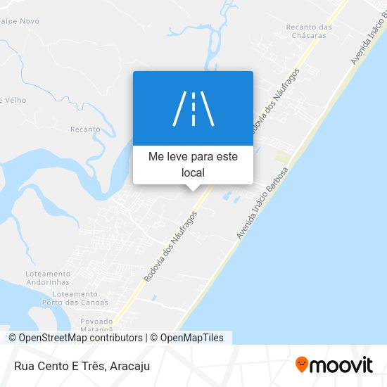 Rua Cento E Três mapa