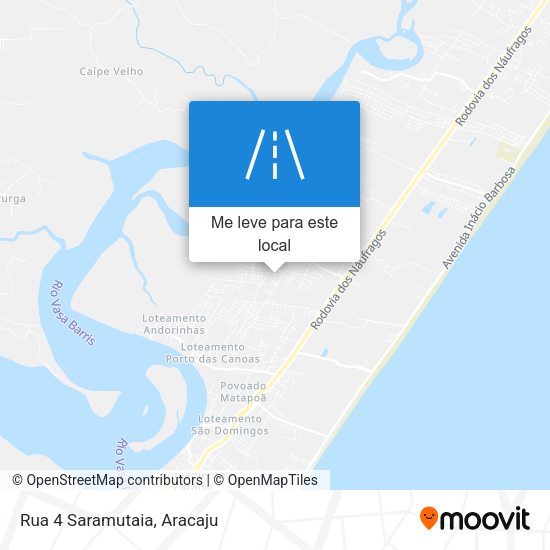 Rua 4 Saramutaia mapa