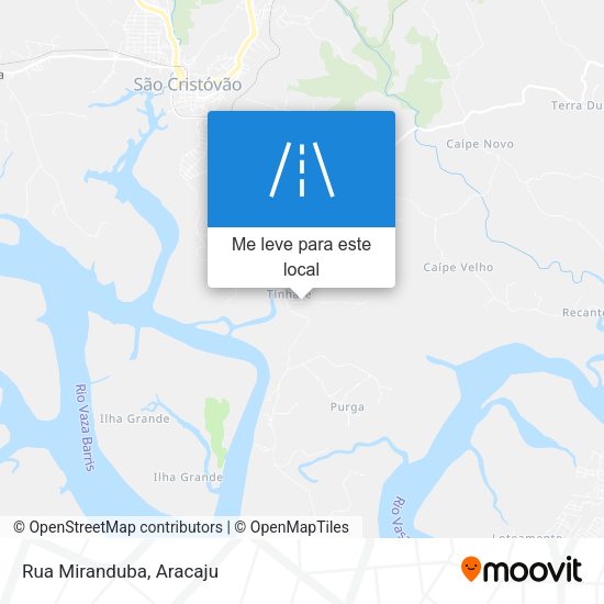 Rua Miranduba mapa
