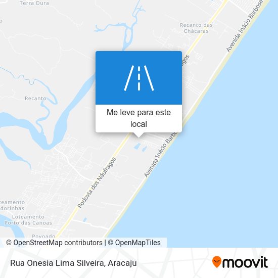 Rua Onesia Lima Silveira mapa