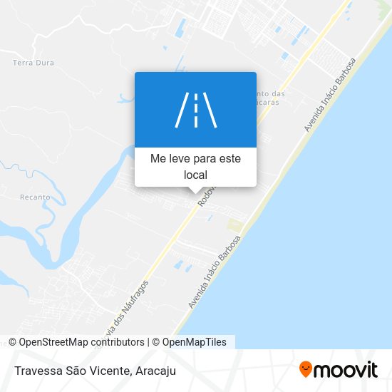 Travessa São Vicente mapa