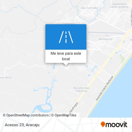Acesso 23 mapa