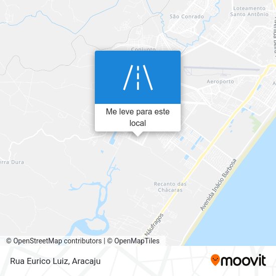 Rua Eurico Luiz mapa