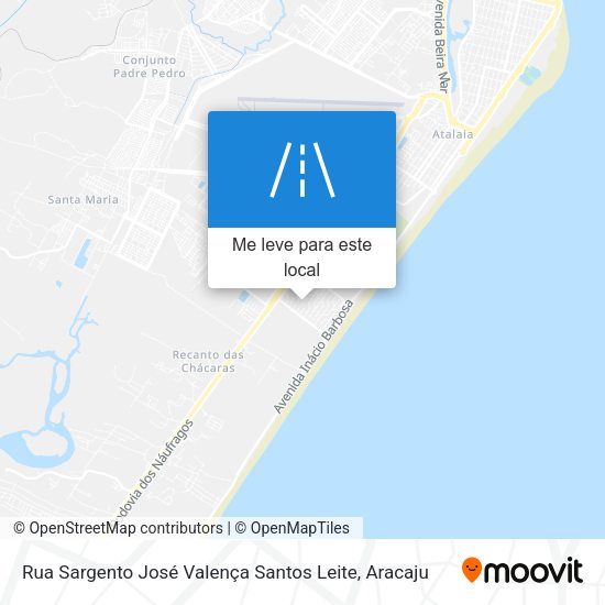 Rua Sargento José Valença Santos Leite mapa