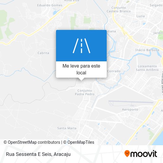 Rua Sessenta E Seis mapa