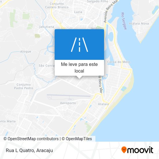 Rua L Quatro mapa