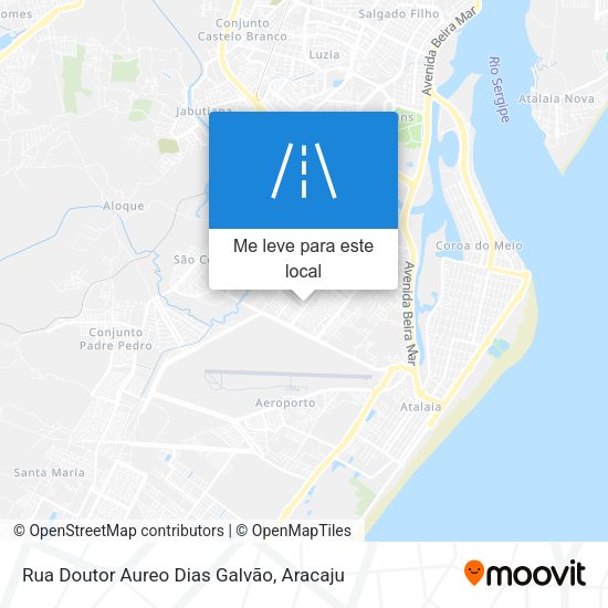 Rua Doutor Aureo Dias Galvão mapa