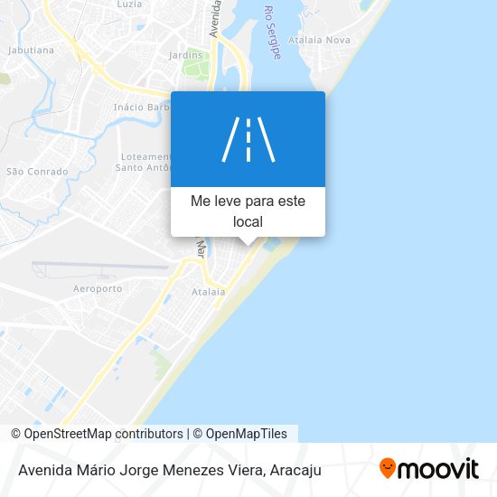 Avenida Mário Jorge Menezes Viera mapa