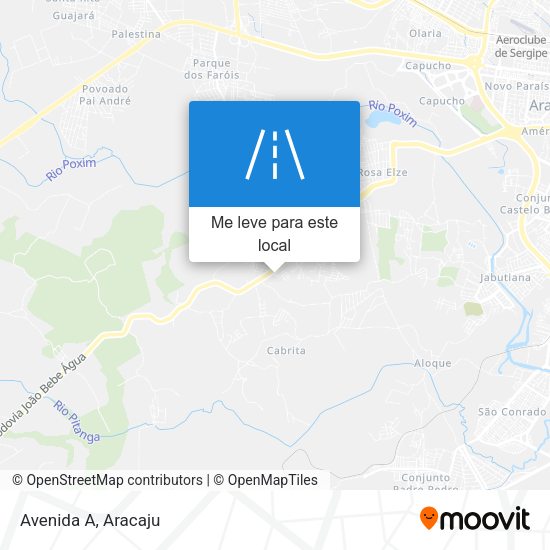 Avenida A mapa