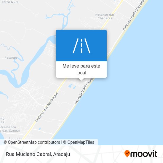 Rua Muciano Cabral mapa