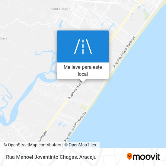 Rua Manoel Joventinto Chagas mapa