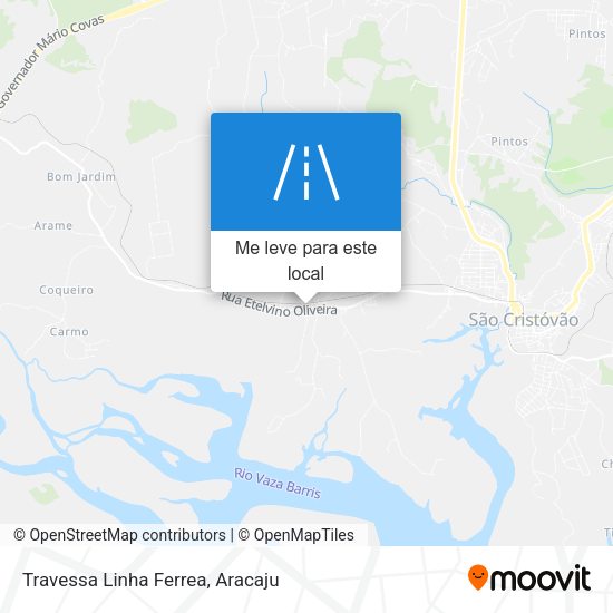 Travessa Linha Ferrea mapa
