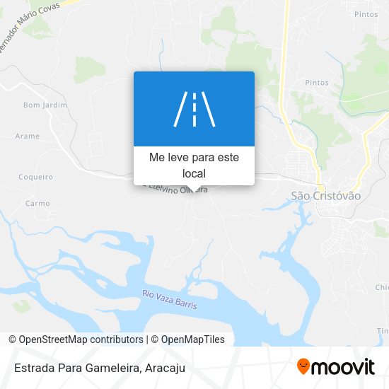 Estrada Para Gameleira mapa