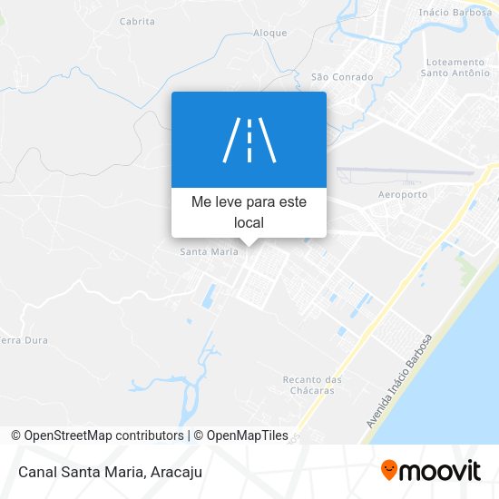 Canal Santa Maria mapa