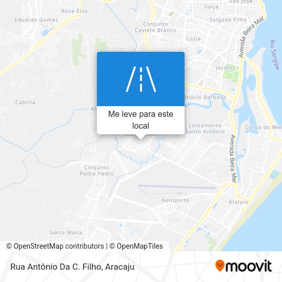 Rua Antônio Da C. Filho mapa