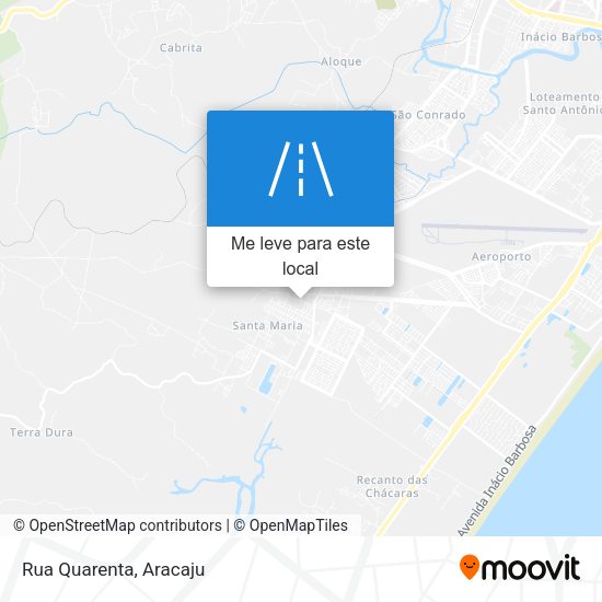 Rua Quarenta mapa