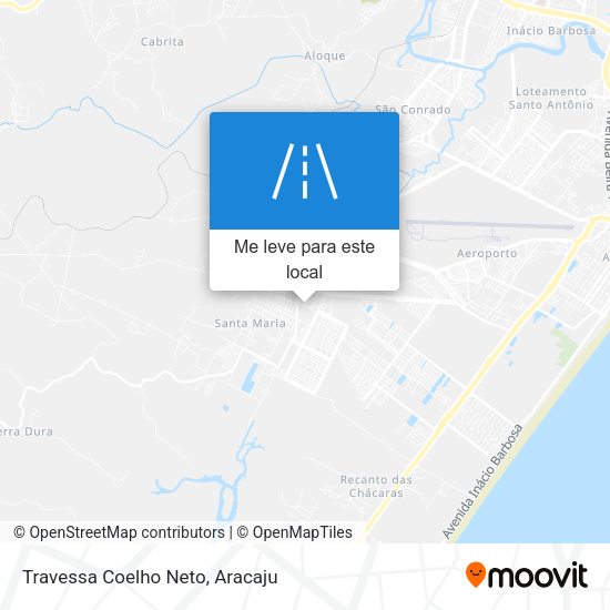 Travessa Coelho Neto mapa