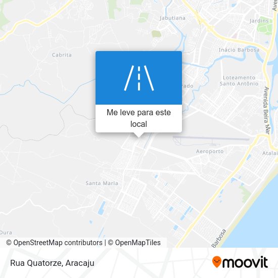 Rua Quatorze mapa