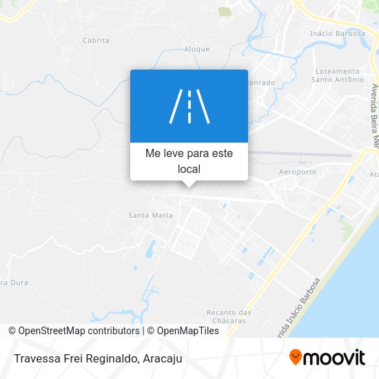 Travessa Frei Reginaldo mapa
