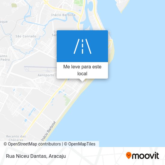 Rua Niceu Dantas mapa