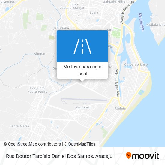 Rua Doutor Tarcísio Daniel Dos Santos mapa