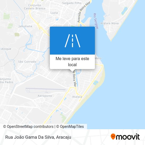 Rua João Gama Da Silva mapa