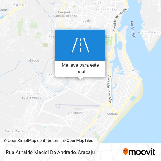 Rua Arnaldo Maciel De Andrade mapa