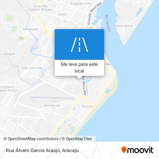 Rua Álvaro Garcia Araújo mapa