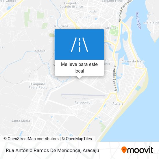 Rua Antônio Ramos De Mendonça mapa