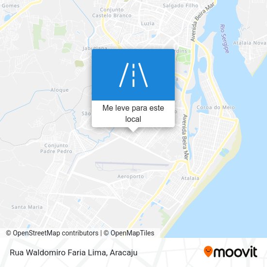 Rua Waldomiro Faria Lima mapa