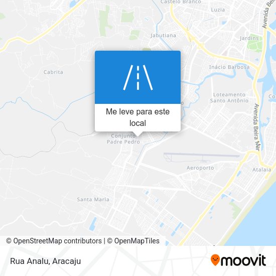 Rua Analu mapa
