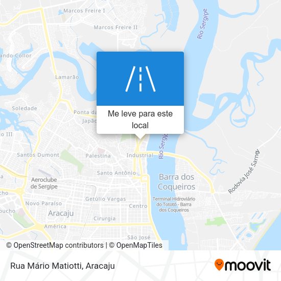 Rua Mário Matiotti mapa