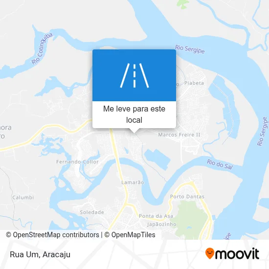 Rua Um mapa