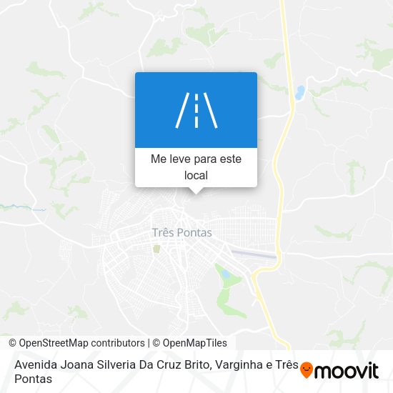 Avenida Joana Silveria Da Cruz Brito mapa
