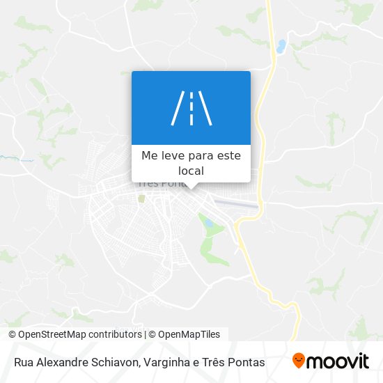 Rua Alexandre Schiavon mapa