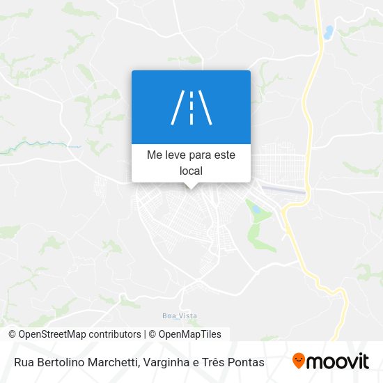 Rua Bertolino Marchetti mapa