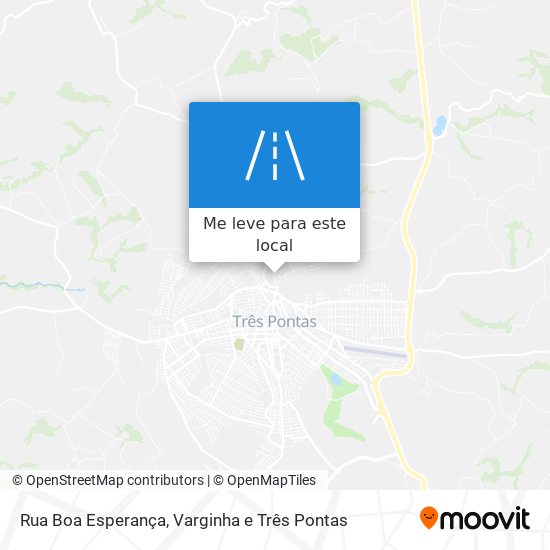 Rua Boa Esperança mapa