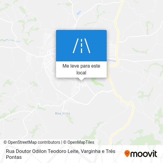 Rua Doutor Odilon Teodoro Leite mapa