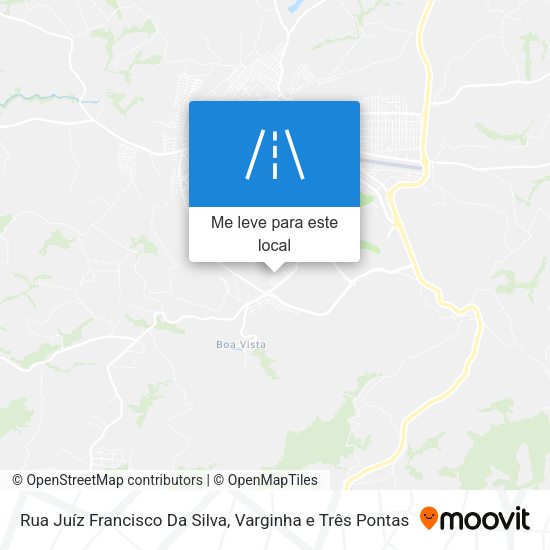 Rua Juíz Francisco Da Silva mapa