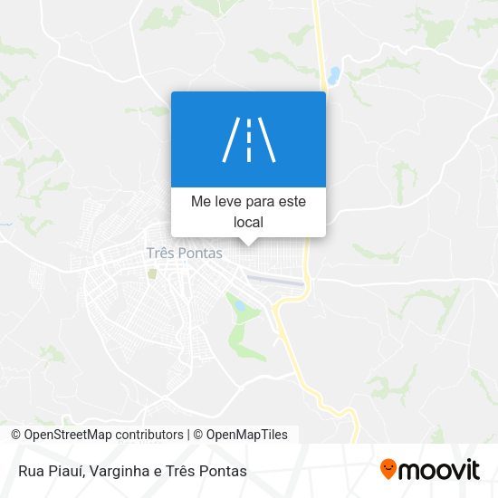 Rua Piauí mapa