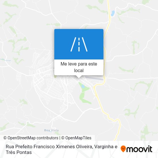 Rua Prefeito Francisco Ximenes Oliveira mapa